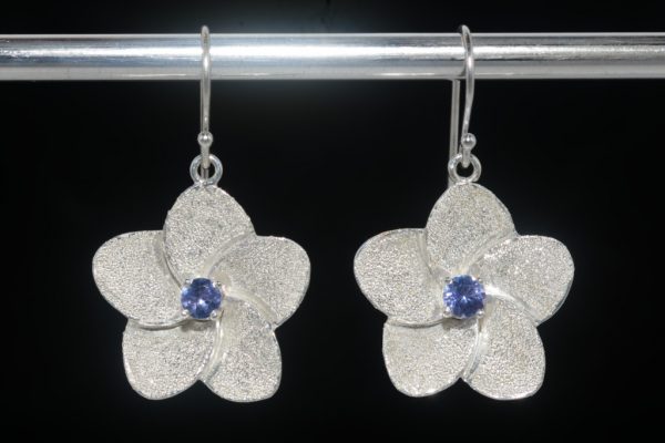 Large Plumeria Earrings