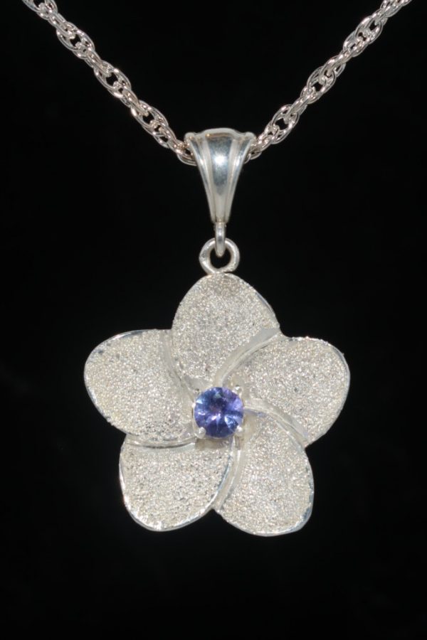 Large Plumeria Pendant