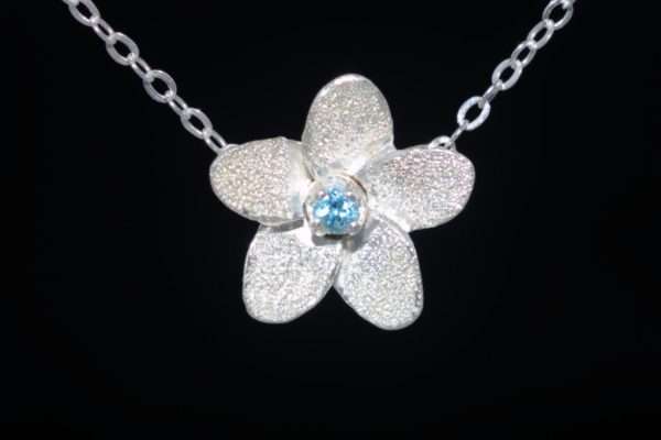 XS Single Plumeria Necklace - Image 3