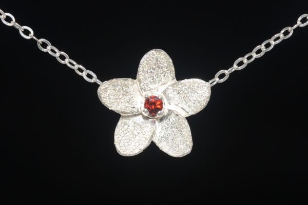 XS Single Plumeria Necklace