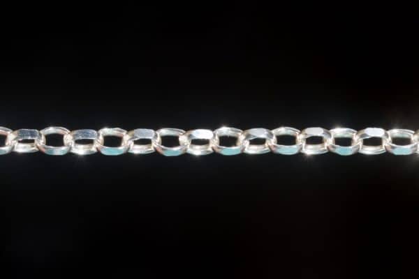 Diamond Cut Argentium Rolo Chains - Image 2